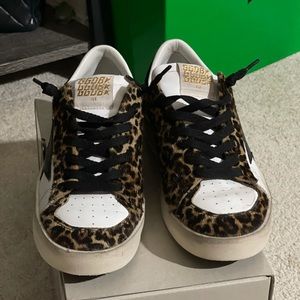 Golden Goose Leopard Stardan Size 38
